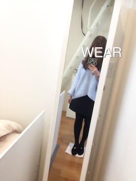 「CASIO」｜「アイテム（パンプス）」を使った、Sachiさん（レディース・159cm）の冬コーディネート