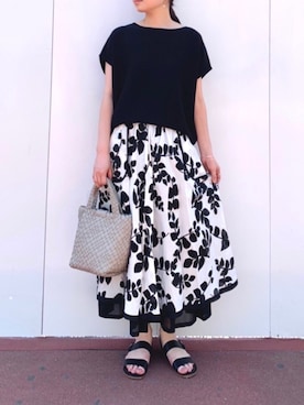 「BEARDSLEY」｜「アイテム（その他）」を使った、mayuko.iさん（レディース・162cm）の夏コーディネート