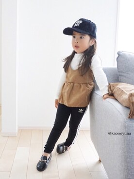 kaoooyunaさん（キッズ・100cm）の秋コーディネート