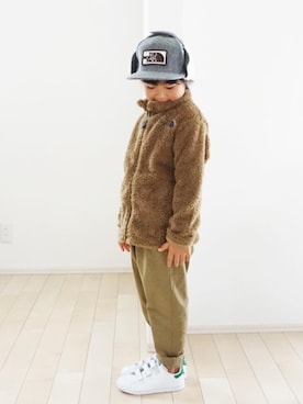 「やっぱりストリートが好き」｜「アイテム（ブルゾン）」を使った、kaoooyunaさん（キッズ・110cm）の秋コーディネート