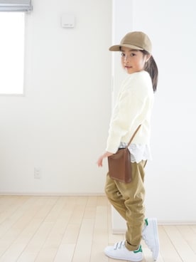 「CLEA（クレア）のアイテム」を使った、kaoooyunaさん（キッズ・120cm）の冬コーディネート