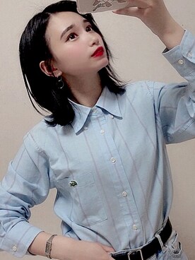 「ラコステ」｜maikeyyさん（レディース・162cm・10代）の春コーディネート