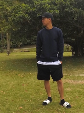 「Carhartt WIP（カーハートダブリューアイピー）のアイテム（スウェット）」を使った、S.1989さん（メンズ・172cm）の春コーディネート