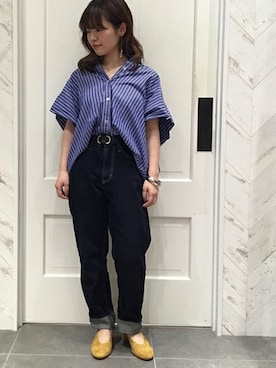 「MINITZ（ミニッツ）のアイテム」を使った、JOURNAL STANDARD relume立川店レディーススタッフさん（レディース・149cm）の春コーディネート