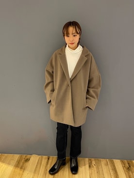 「AMERICAN HOLIC（アメリカンホリック）のアイテム（その他アウター）」を使った、KAMI2さん（レディース・152cm）の秋コーディネート