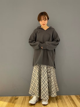 「AMERICAN HOLIC」｜KAMI2さん（レディース・152cm）の冬コーディネート