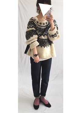 虚構さんさん（レディース・154cm）の冬コーディネート