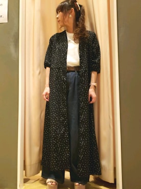 「Wrangler」｜「アイテム（ワンピース/ドレス）」を使った、harumiさん（レディース・153cm）の夏コーディネート