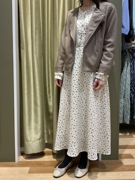 「アイテム（ブルゾン）」を使った、harumiさん（レディース・154cm・30代）の冬コーディネート