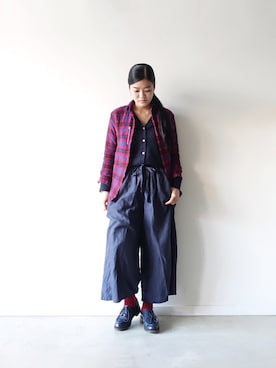「J.M. WESTON（ジェイエムウエストン）のアイテム」を使った、YukiHondaさん（レディース・158cm）の冬コーディネート
