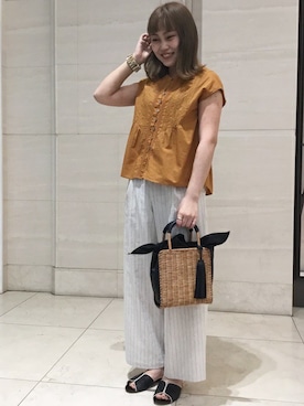 吉田さん(レディース・158cm)の夏コーディネート