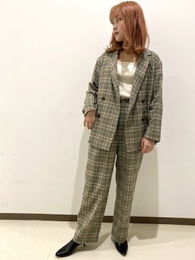 「SHIPS（シップス）のアイテム（パンプス）」を使った、吉田さん（レディース・158cm）の春コーディネート