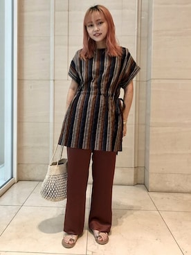 吉田さん(レディース・158cm)の夏コーディネート