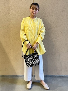 「FAEDA（ファエダ）のアイテム」を使った、吉田さん（レディース・158cm）の冬コーディネート