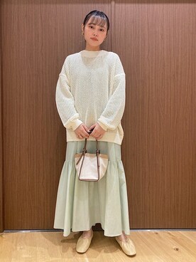 吉田さん(レディース・158cm)の春コーディネート