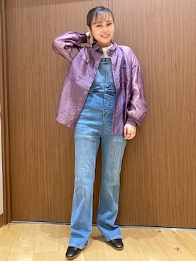 「FAEDA（ファエダ）のアイテム」を使った、吉田さん（レディース・158cm）の春コーディネート
