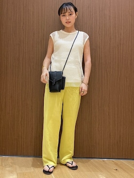 「ポシェット」｜吉田さん（レディース・158cm）の春コーディネート