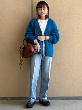 「FAEDA（ファエダ）のアイテム」を使った、吉田さん（レディース・158cm）の秋コーディネート