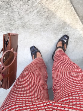 「SONIA RYKIEL（ソニアリキエル）のアイテム」を使った、Am meeさん（レディース・155cm）の夏コーディネート