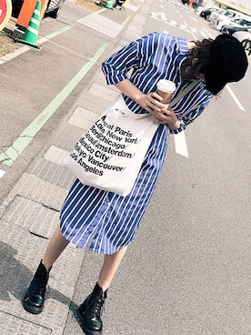 #hinaさん（レディース・172cm）の春コーディネート
