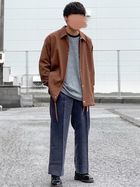 「WEGO（ウィゴー）のアイテム（ナイロンジャケット）」を使った、Ryotaroさん（メンズ・168cm）の秋コーディネート