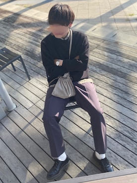 「アイテム（その他シューズ）」を使った、Ryotaroさん（メンズ・168cm）の秋コーディネート