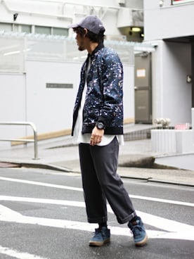 「Design Tshirts Store graniph（デザイン　ティーシャツ　ストア　グラニフ）のアイテム（ジャケット/アウター）」を使った、しゅんやさん（メンズ・168cm）の秋コーディネート