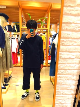 「SASQUATCHfabrix.（サスクワァッチファブリックス）のアイテム」を使った、ytoさん（メンズ・168cm・20代）の春コーディネート