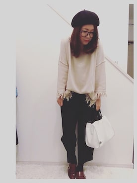 2mikaさん（レディース・157cm）の冬コーディネート