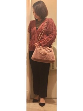 「アイテム（ピアス（両耳用））」を使った、eriさん（レディース・151cm・20代）の秋コーディネート