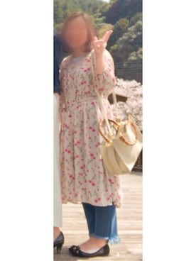 「mimi&roger（ミミアンドロジャー）のアイテム」を使った、eriさん（レディース・151cm）の春コーディネート