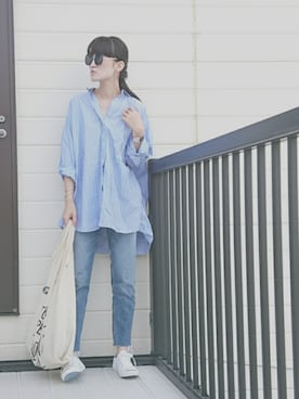 「CONVERSE（コンバース）のCONVERSE コンバース ジャック パーセル / JACK PURCEL（スニーカー）」を使った、miminyさん（レディース・171cm）の秋コーディネート