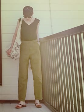 「CIBONE（シボネ）のアイテム」を使った、miminyさん（レディース・172cm）の夏コーディネート