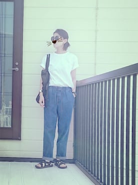 「WOmB（ウーム）のアイテム」を使った、miminyさん（レディース・172cm）の夏コーディネート