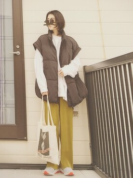 Zara ザラ のダウンジャケット コートを使ったレディース人気ファッションコーディネート Wear