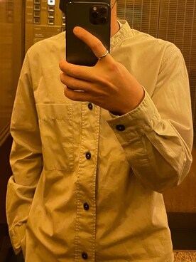 「MHL.」｜「アイテム（アクセサリー）」を使った、M氏さん（メンズ・170cm）の秋コーディネート