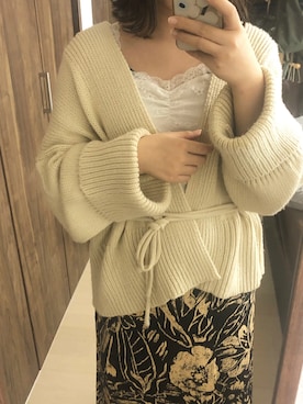 「MAJESTIC LEGON（マジェスティックレゴン）のキリカエレースタンク（タンクトップ）」を使った、Kyokaさん（レディース・149cm）の春コーディネート