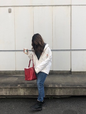 「BEAUTY&YOUTH UNITED ARROWS」｜「アイテム（デニムジャケット）」を使った、19991206さん（レディース・160cm）の冬コーディネート