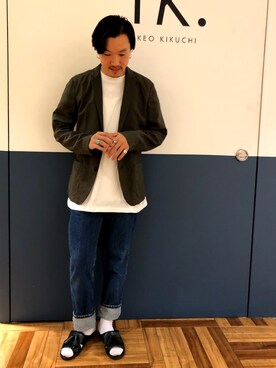 tk.TAKEO KIKUCHI  ���z�p���R�X�btk.TAKEO KIKUCHI ���z�p���R����̃e�[���[�h�W���P�b�g�u�itk.TAKEO KIKUCHI�b�e�B�[�P�[�^�P�I�L�N�`�j�v���g�����R�[�f�B�l�[�g