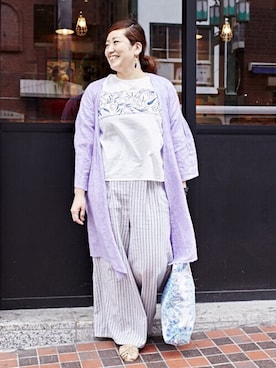 「チャイハネ（チャイハネ）のアイテム（バッグ）」を使った、Osawa3さん（レディース・165cm）の春コーディネート
