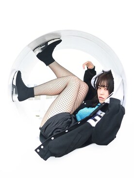 「やっぱりストリートが好き」｜「アイテム（セットアップ）」を使った、yuisarangさん（レディース・161cm）の秋コーディネート