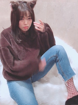 「アイテム（モカシン/デッキシューズ）」を使った、yuisarangさん（レディース・161cm）の秋コーディネート