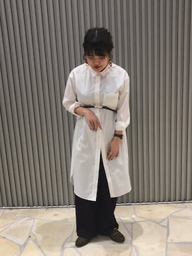 「レオパードシューズ」｜なつあんさん（レディース・153cm）の冬コーディネート