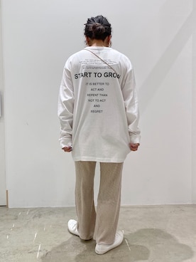 「白コーデ」｜なつあんさん（レディース・153cm）の夏コーディネート