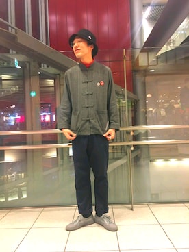 「SPERGA（スペルガ）のアイテム（シューズ）」を使った、KodaiHitotsuyaさん（メンズ・180cm）の冬コーディネート