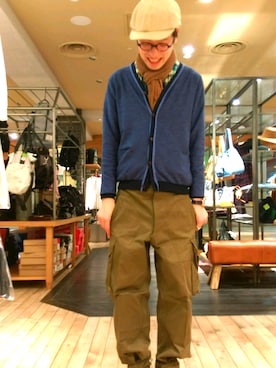 「CASH CA（カシュカ）のアイテム」を使った、KodaiHitotsuyaさん（メンズ・180cm）の冬コーディネート