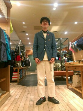 「POINTER（ポインター ）のアイテム（パンツ）」を使った、KodaiHitotsuyaさん（メンズ・180cm）の春コーディネート