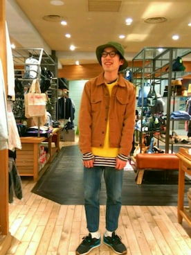 「TELLASON（テラソン）のアイテム」を使った、KodaiHitotsuyaさん（メンズ・180cm）の冬コーディネート