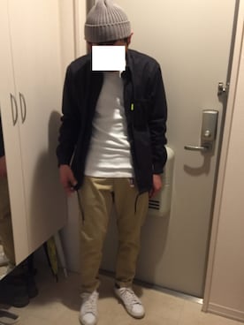 「アイテム（ブルゾン）」を使った、kennnnさん（メンズ・166cm・30代）の春コーディネート