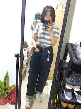 「vieso（ヴィエソ）のアイテム」を使った、萩さん（レディース・160cm）の夏コーディネート